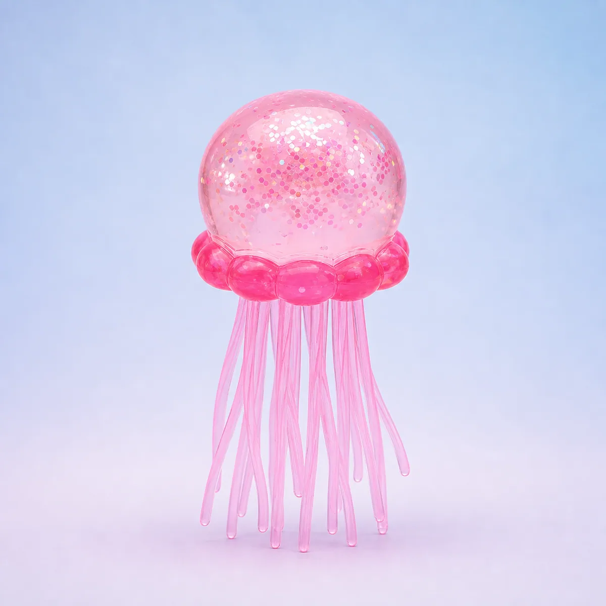 Drift Jellyfish Glitter Squishy: a calming slow-rising jellyfish squishy